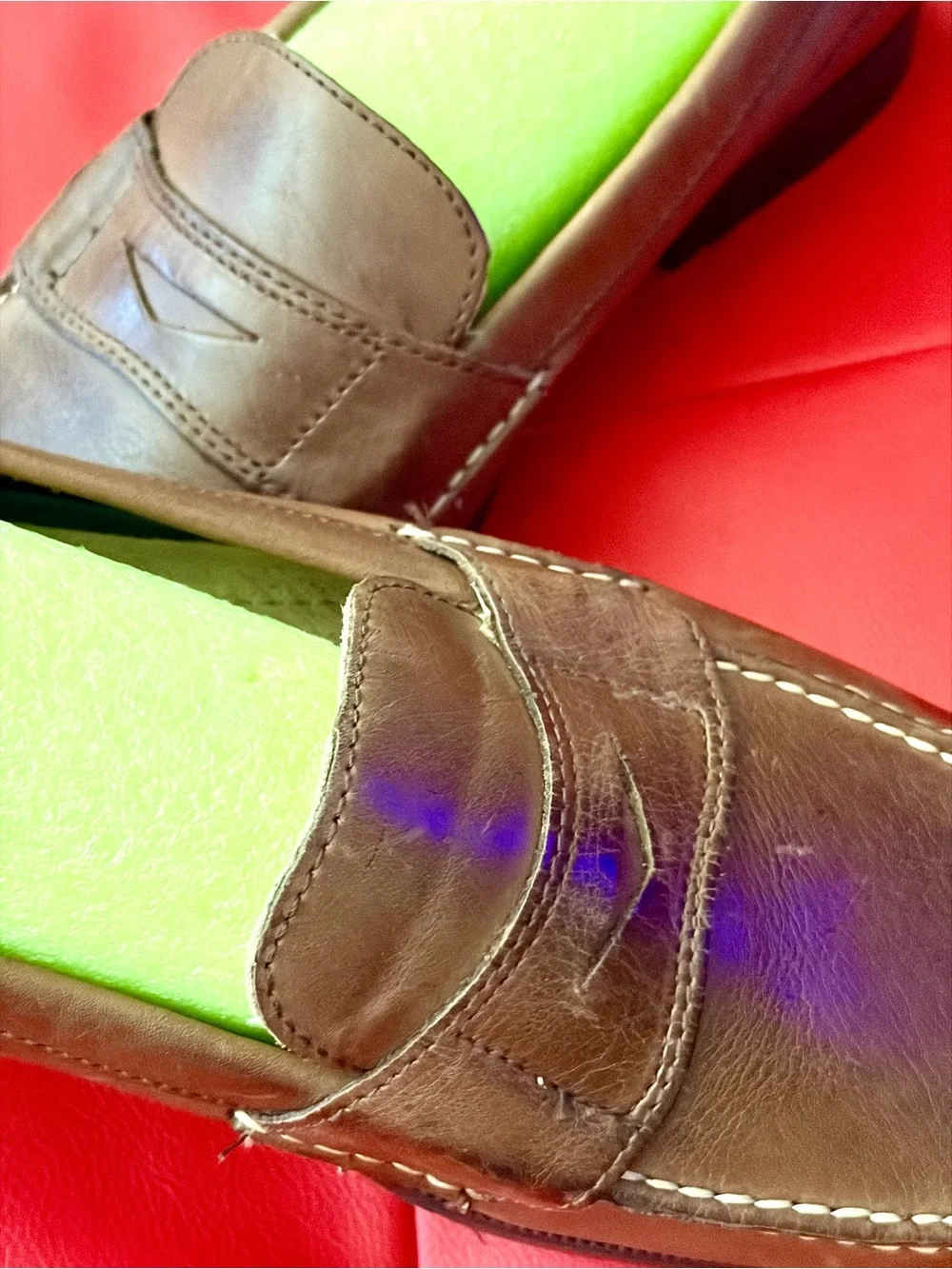 Bass Monroe genuine Leather Penny Loafers new.